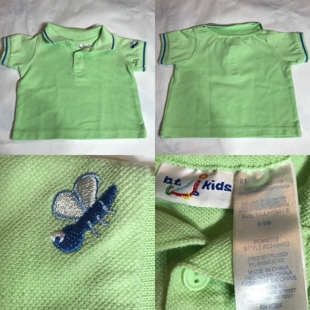 Baby Boy 3 Top Bundle Size 6-9 Months multicolor casual kids clothes